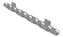 Roller Chain, ANSI Extended Pitch Attach, C2052 Pitch, Attachment Chain, 304 Stainless , 1-1/4" Pitch, 1 Strand, SA-2, E6LP