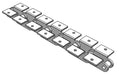 Roller Chain, ANSI Extended Pitch Attach, C2060 Pitch, Attachment Chain, 600 Stainless , 1-1/2" Pitch, 1 Strand, K-1, EL