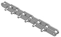 Roller Chain, ANSI Extended Pitch Attach, C2060 Pitch, Attachment Chain, Carbon Steel, 1-1/2" Pitch, 1 Strand, D-3, E2LP