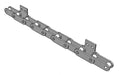 Roller Chain, ANSI Extended Pitch Attach, C2060 Pitch, Attachment Chain, Carbon Steel, 1-1/2" Pitch, 1 Strand, SA-2, E6LP