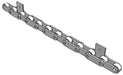 Roller Chain, ANSI Extended Pitch Attach, C2062 Pitch, Attachment Chain, 304 Stainless , 1-1/2" Pitch, 1 Strand, SA-1, E8LP