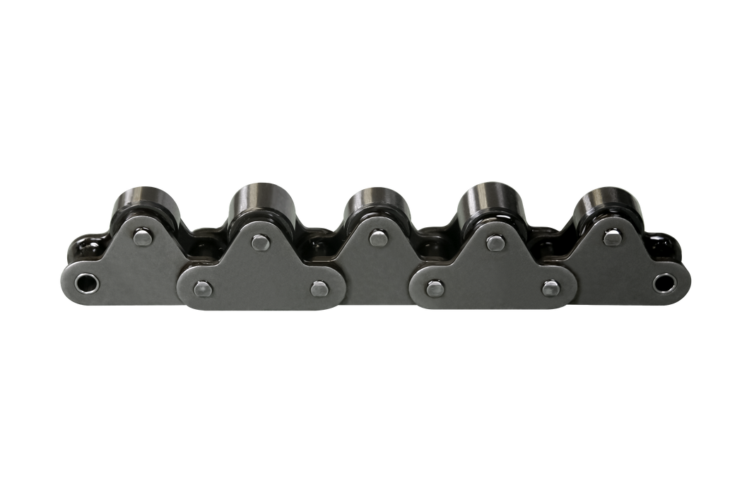 Roller Chain, ANSI Extended Pitch, C2080 Pitch, Chain, Carbon Steel, 2" Pitch, 1 Strand, TOP ROLLER, EL