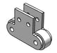 Roller Chain, ANSI Extended Pitch Attach, C2082 Pitch, Part, 304 Stainless , 2" Pitch, 1 Strand, SK-2, 