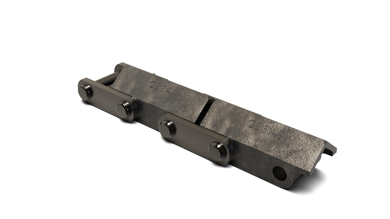 Engineering Chain, Roof Top Chain, C55 Pitch, Chain, Carbon Steel, 1.631" Pitch, 1 Strand,