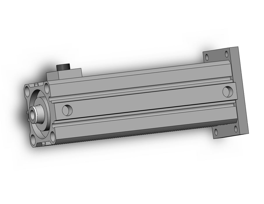 CBQ2G40-100DC-RN Cyl, Compact, Locking