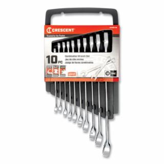 Crescent Tools 10 Piece Combination Wrench Set, 12 Point, Alloy Steel