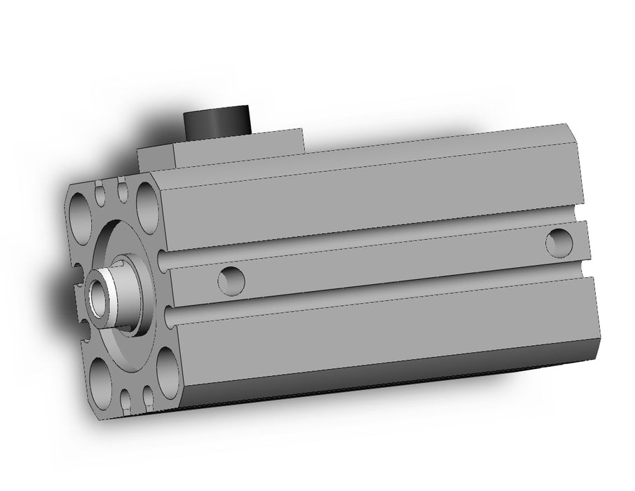 CDBQ2B25-20DC-RN Cyl, Compact, Locking, Sw Capable