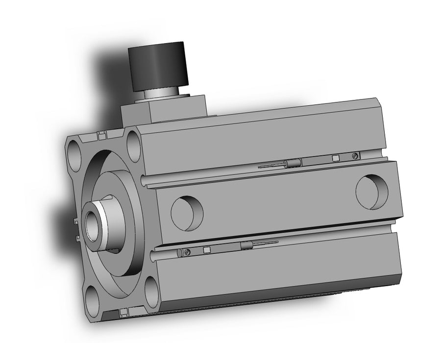 CDBQ2B50-25DC-RL-M9BL Cyl, Compact, Locking, Sw Capable