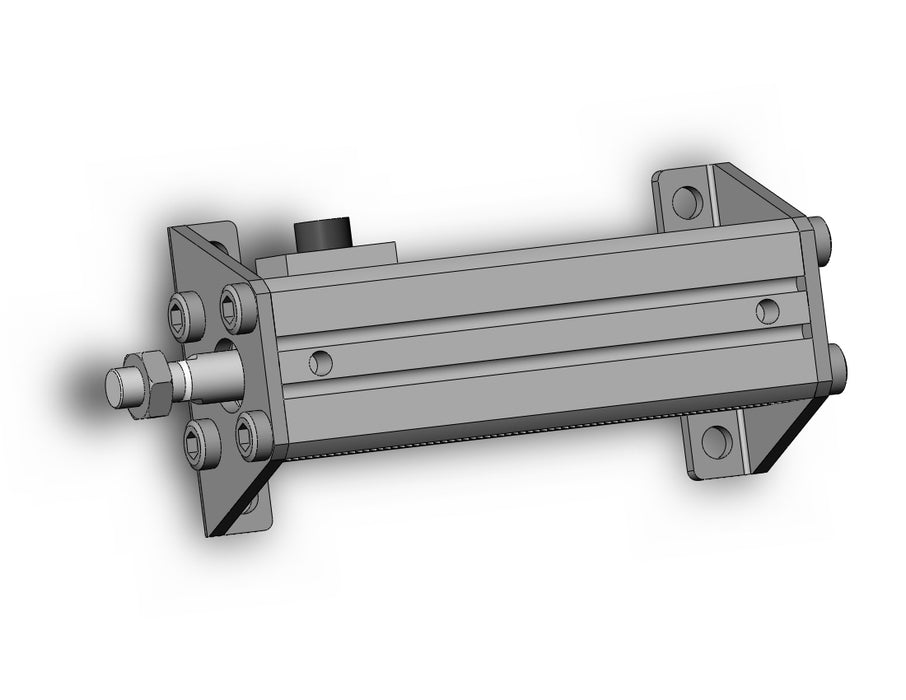 CDBQ2L20-50DCM-RN Cyl, Compact, Locking, Sw Capable