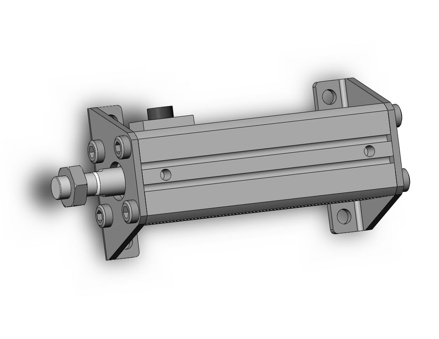 CDBQ2L25-50DCM-RN Cyl, Compact, Locking, Sw Capable