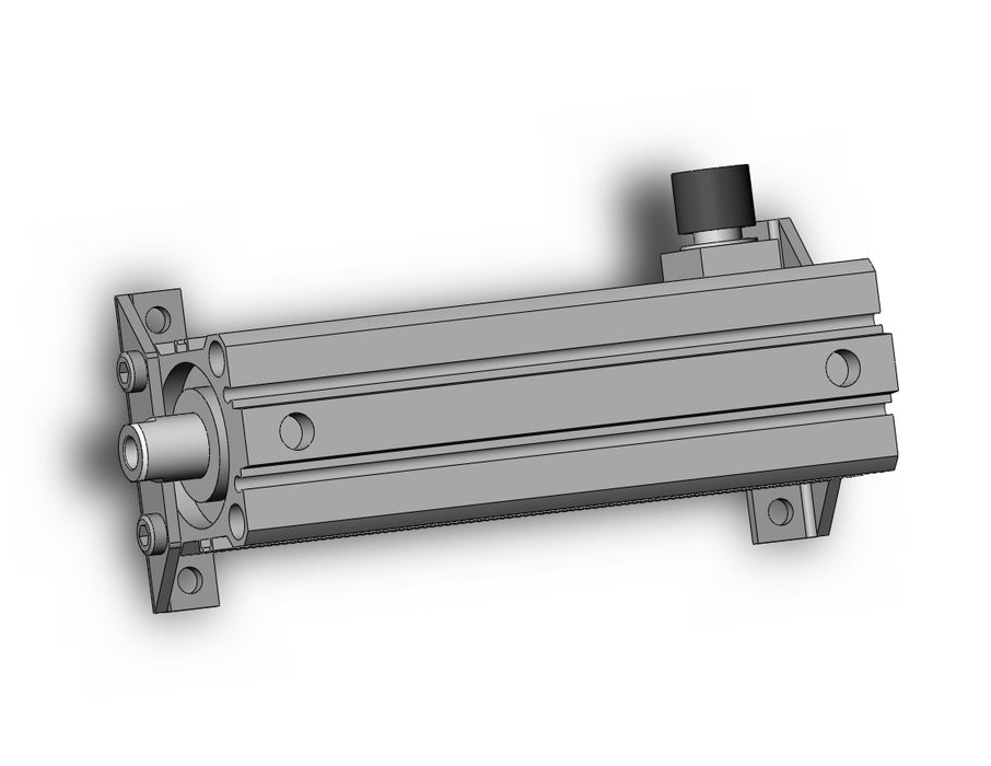 CDBQ2L40-100DC-HL Cyl, Compact, Locking, Sw Capable