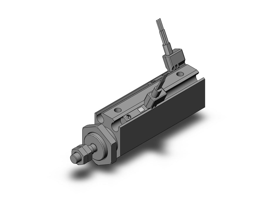 CDJP2B10-25D-M9PVMAPC Pin Cylinder, Double Acting, Sgl Rod