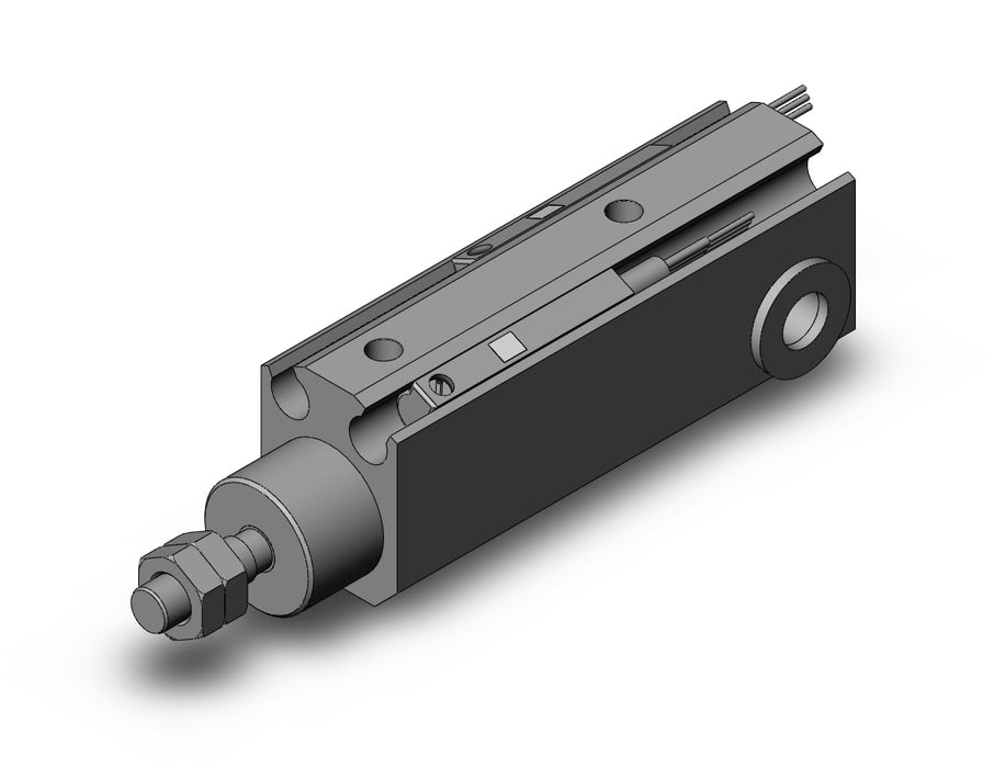 CDJP2D10-15D-M9PSAPC Pin Cylinder, Double Acting, Sgl Rod