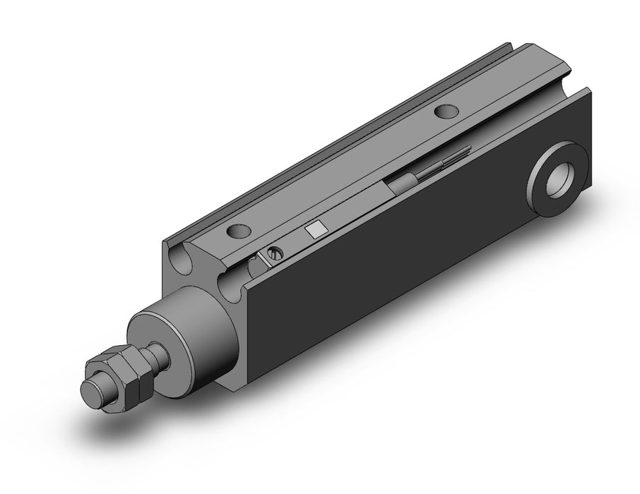 CDJP2D10-25D-M9NWMAPCS Pin Cylinder, Double Acting, Sgl Rod
