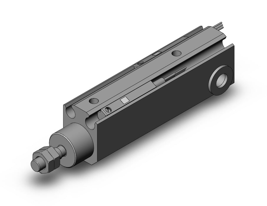 CDJP2D10-25D-M9PSAPC Pin Cylinder, Double Acting, Sgl Rod