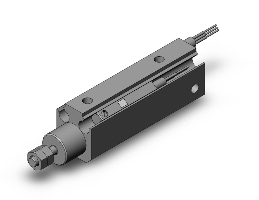 CDJP2D6-20D-M9PL Pin Cylinder, Double Acting, Sgl Rod