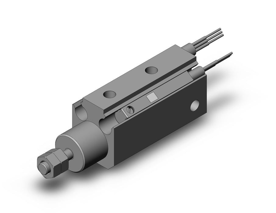 CDJP2D6-5D-M9PSAPC Pin Cylinder, Double Acting, Sgl Rod