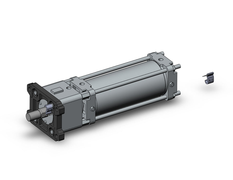 CDL1F100TN-200B-A96L Cylinder with lock, CL1, Tie Rod