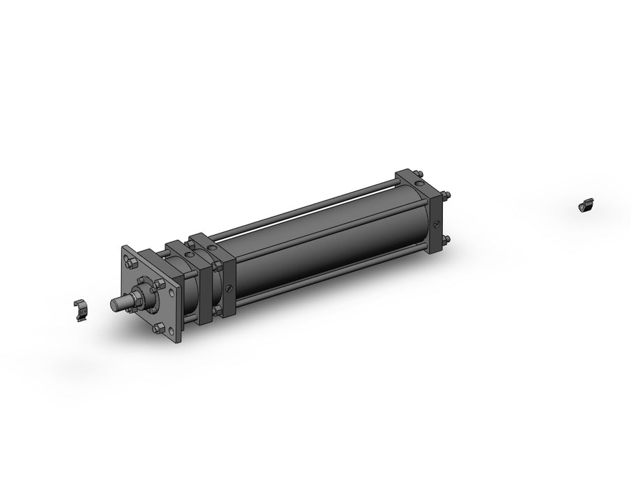 CDL1F125-500B-A93L Cylinder with lock, CL1, Tie Rod