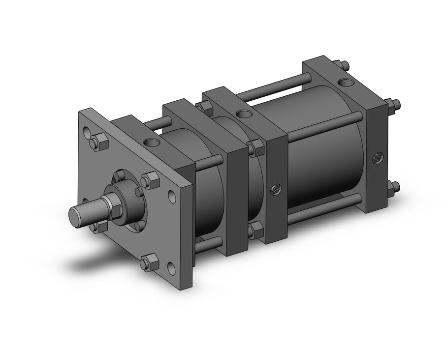 CDL1F140-100F Cylinder with lock, CL1, Tie Rod