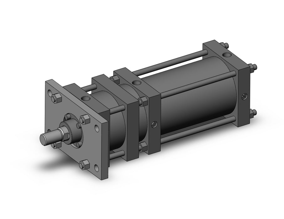 CDL1F140-200F Cylinder with lock, CL1, Tie Rod