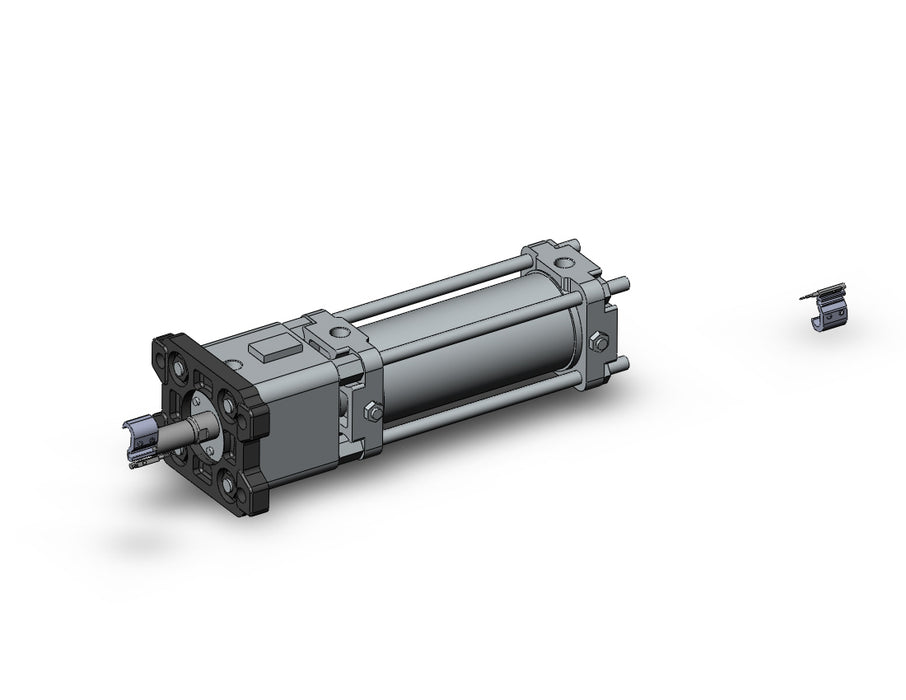 CDL1F63-125F-A93L Cylinder with lock, CL1, Tie Rod