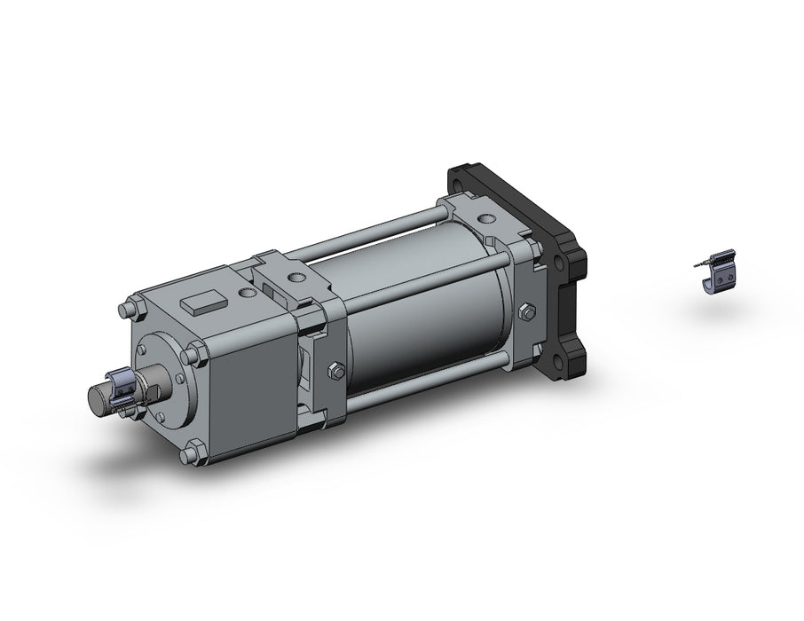 CDL1G100TF-100B-M9BW Cylinder with lock, CL1, Tie Rod
