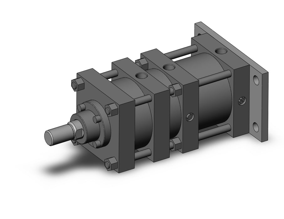 CDL1G125-50B Cylinder with lock, CL1, Tie Rod