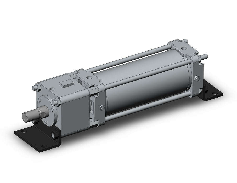CDL1L100-200F Cylinder with lock, CL1, Tie Rod