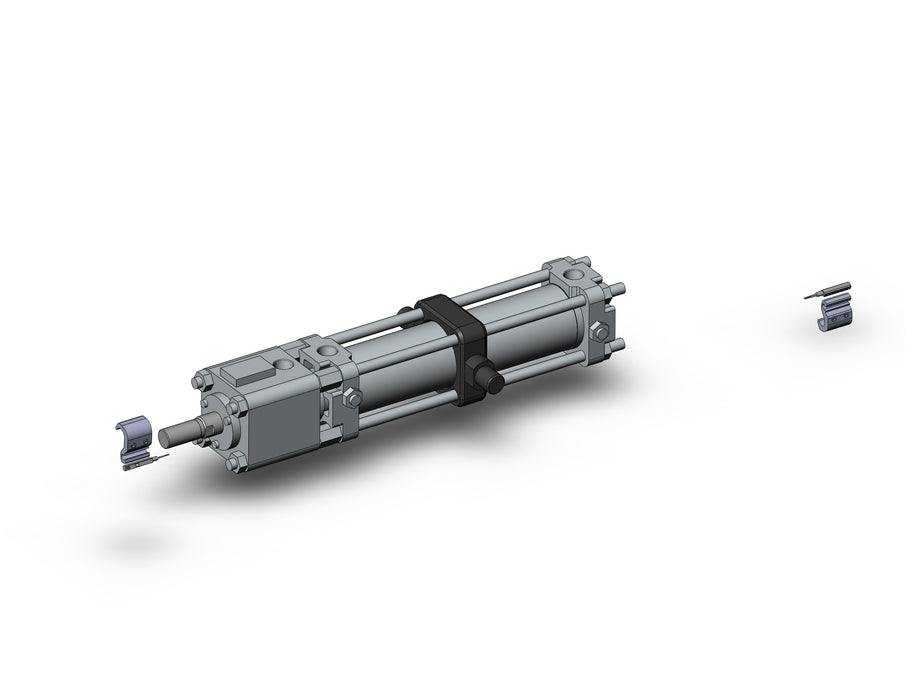 CDL1T40-150B-M9BL Cylinder with lock, CL1, Tie Rod
