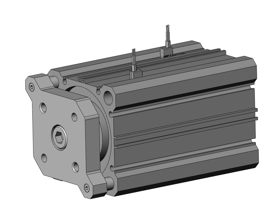 CDQMA63TN-75-M9PVMAPC COMPACT GUIDE ROD CYLINDER, CQM
