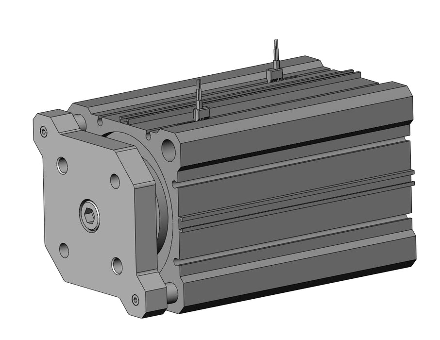 CDQMA80-100-M9PWV Compact Guide Rod Cylinder, CQM