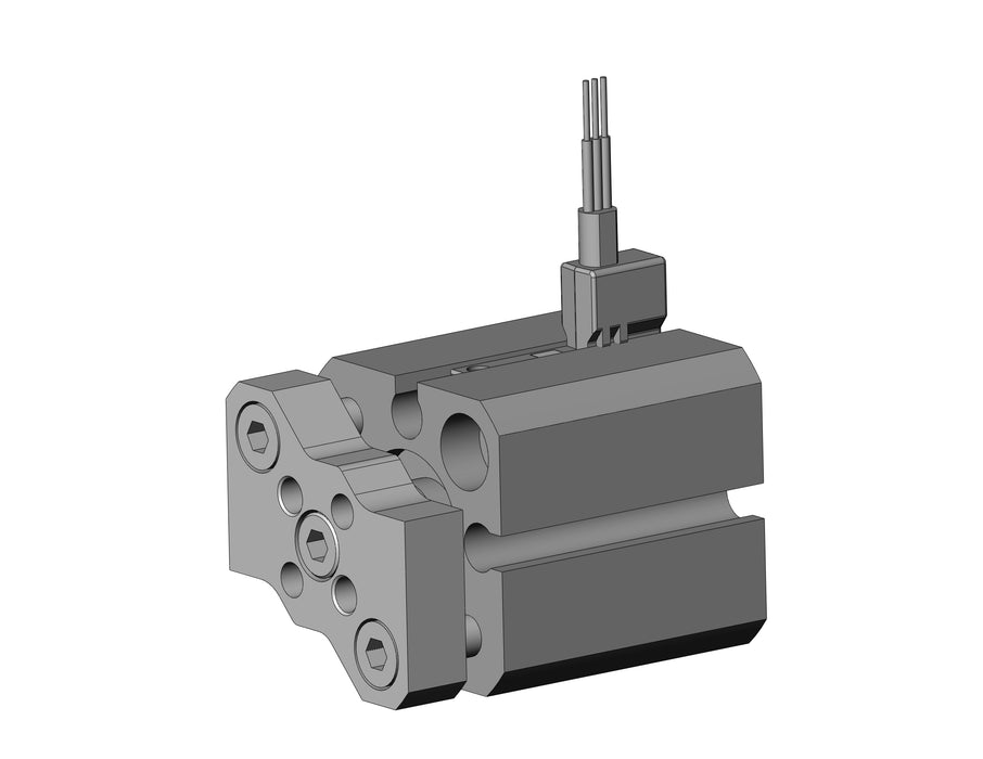 CDQMB12-5-M9NVLS Compact Guide Rod Cylinder, CQM