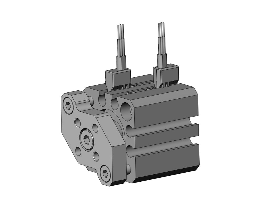 CDQMB16-5-M9NV Compact Guide Rod Cylinder, CQM