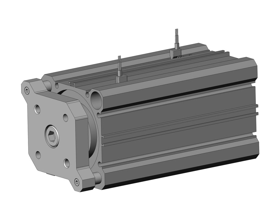 CDQMB63-100-M9PWV Compact Guide Rod Cylinder, CQM