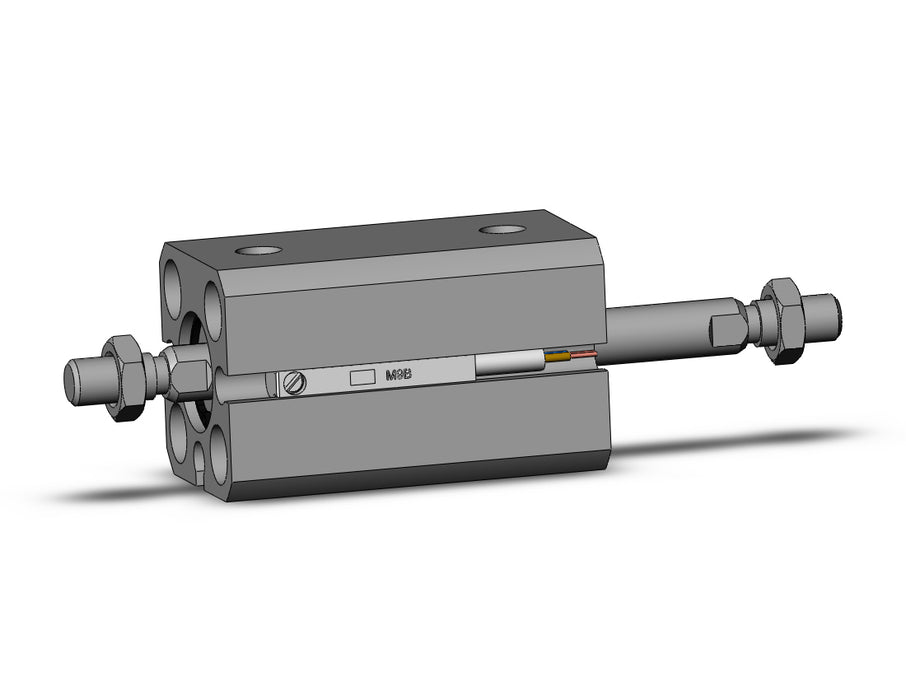 CDQSWB12-15DCM-M9B Cyl, Compact, Dbl rod