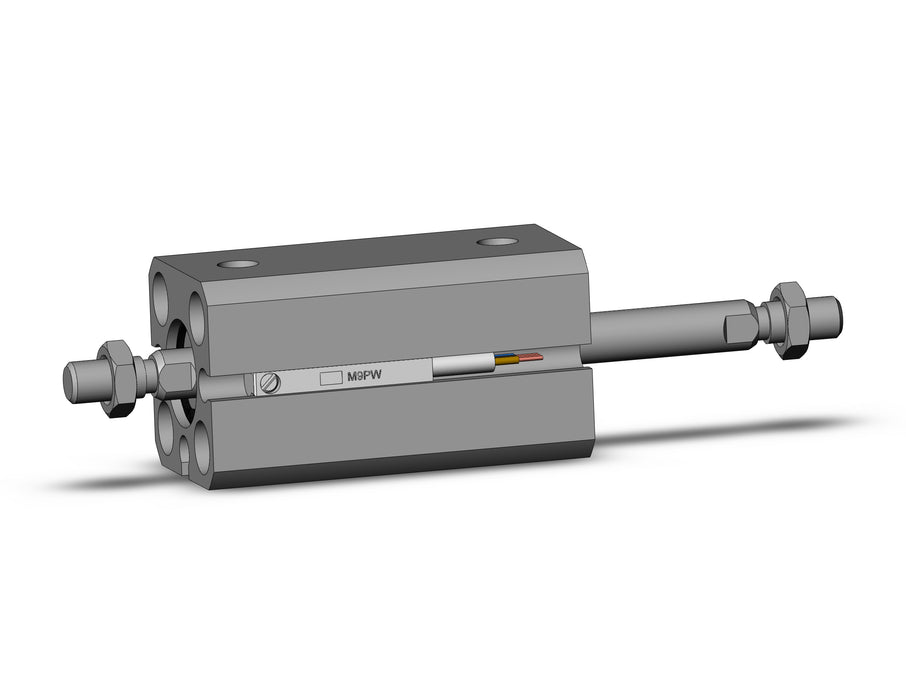 CDQSWB12-20DM-M9PWSDPC Cyl, Compact, Dbl rod