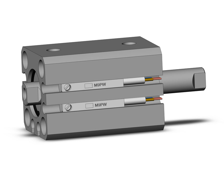 CDQSWB16-15D-M9PWM Cyl, Compact, Dbl rod