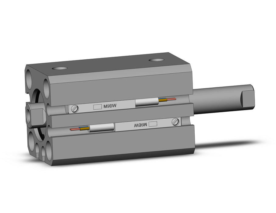 CDQSWB16-20D-M9BWL CYL, COMPACT, DBL ROD