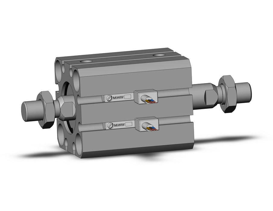 CDQSWB20-10DM-M9NWV Cyl, Compact, Dbl rod