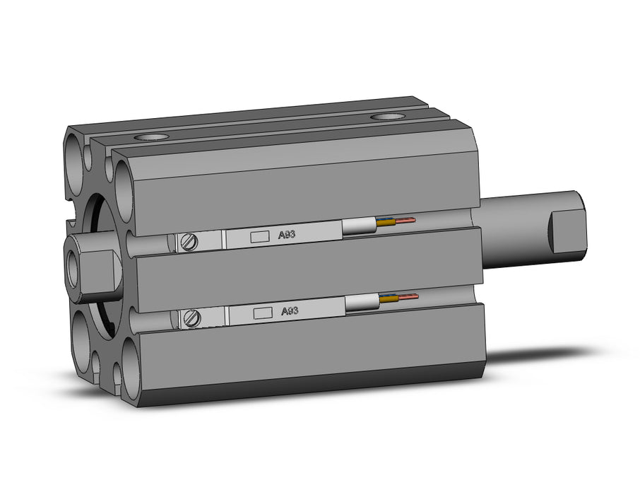CDQSWB20-15D-A93L Cyl, Compact, Dbl rod