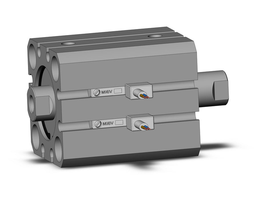 CDQSWB25-10D-M9BV Cyl, Compact, Dbl rod