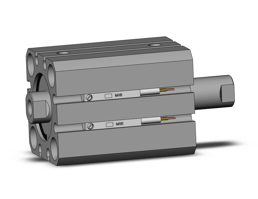 CDQSWB25-15DC-M9BL Cyl, Compact, Dbl rod