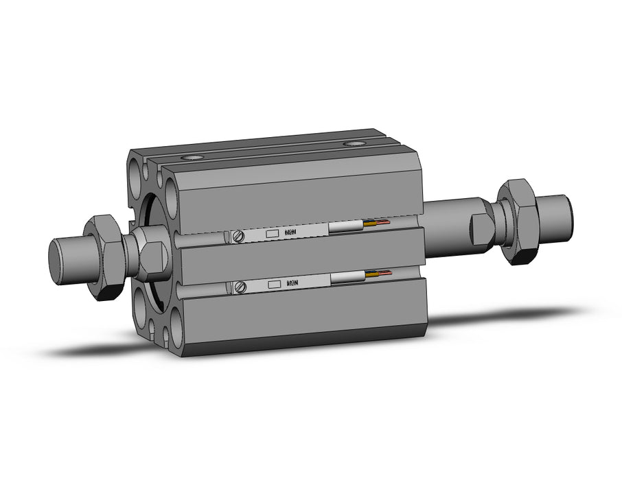 CDQSWB25-15DM-M9NL Cyl, Compact, Dbl rod
