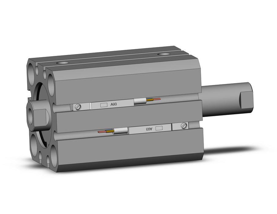 CDQSWB25-20D-A93L Cyl, Compact, Dbl rod