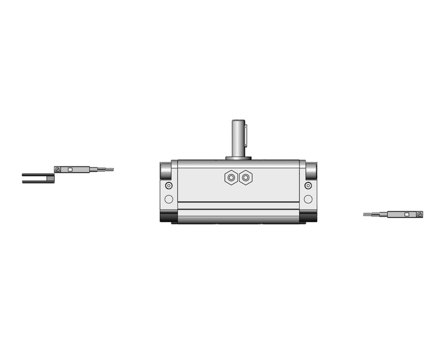 CDRA1BS30-90CZ-A93L Actuator, Rotary, Rack & Pinion Type