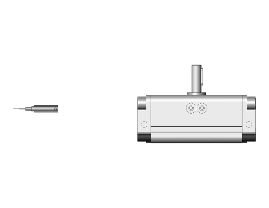 CDRA1BS30-90Z-M9P Actuator, Rotary, Rack & Pinion Type