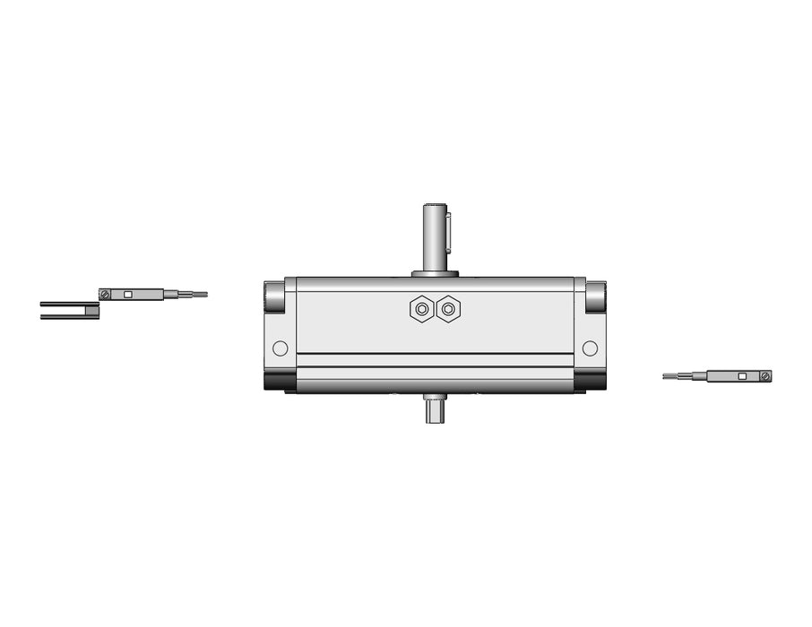 CDRA1BW30-180Z-A93LS Actuator, Rotary, Rack & Pinion Type