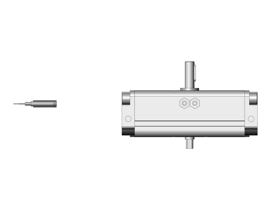 CDRA1BW30-180Z-M9PSAPC Actuator, Rotary, Rack & Pinion Type