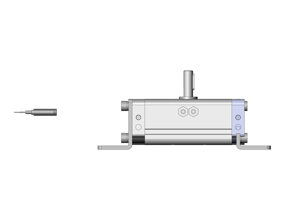 CDRA1LS30-90CZ-M9BL Actuator, Rotary, Rack & Pinion Type